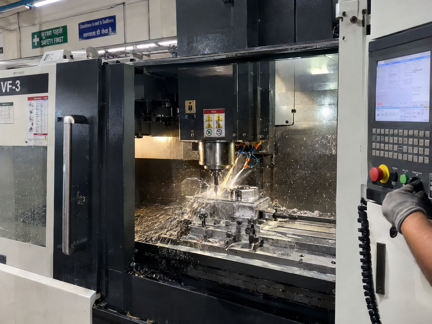 In-house machining